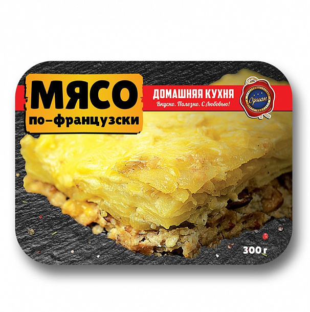 Мясо  по французски  (0,3 кг) 1 шт