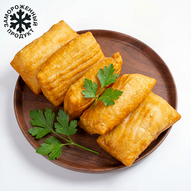 Пирожки с картофелем и печенью, жареные, замороженные (0,350 кг) 1 шт  1