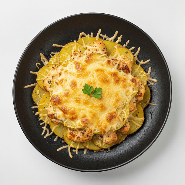 Картофель с мясом птицы по татарски (0,3 кг) 1 шт 1