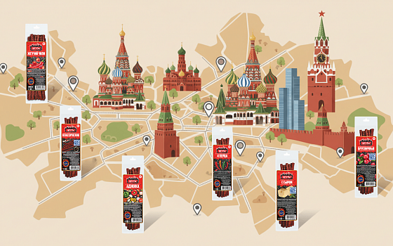 Продукция "Орион" в торговых сетях Москвы