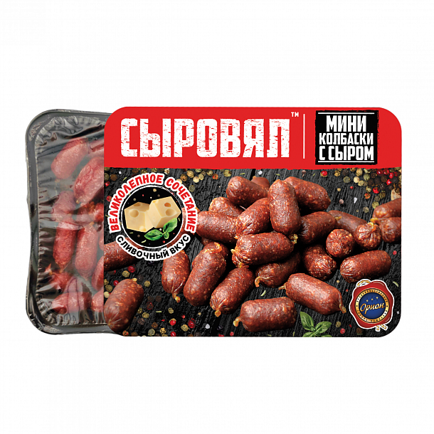 МГС МИНИ Колбаски с сыром с/к из мяса птицы охл 1с, шт (банка 500 г - 8 шт шоубокс) 4