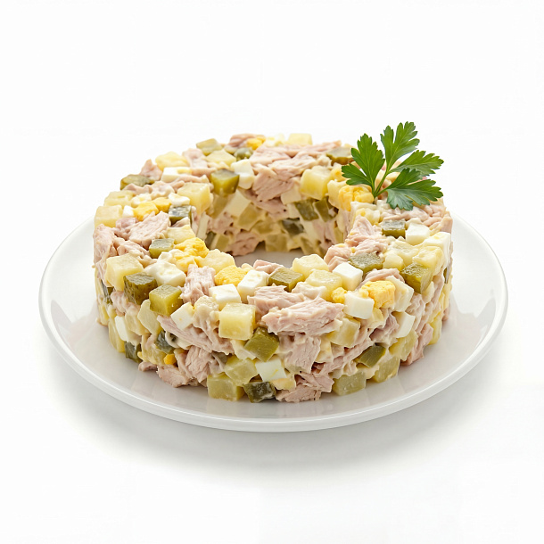 Салат с заправкой (майонез) "Столичный" (0,15кг), шт 1
